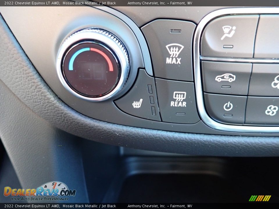2022 Chevrolet Equinox LT AWD Mosaic Black Metallic / Jet Black Photo #17