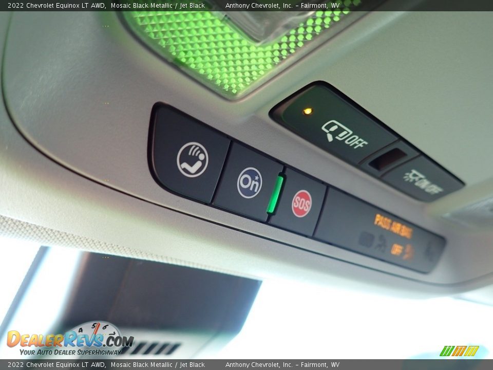 2022 Chevrolet Equinox LT AWD Mosaic Black Metallic / Jet Black Photo #18