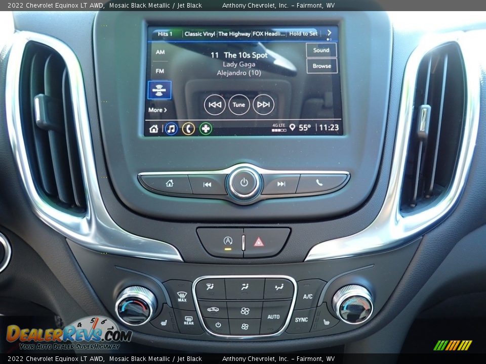 2022 Chevrolet Equinox LT AWD Mosaic Black Metallic / Jet Black Photo #20