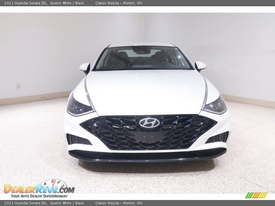 2021 Hyundai Sonata SEL Quartz White / Black Photo #2