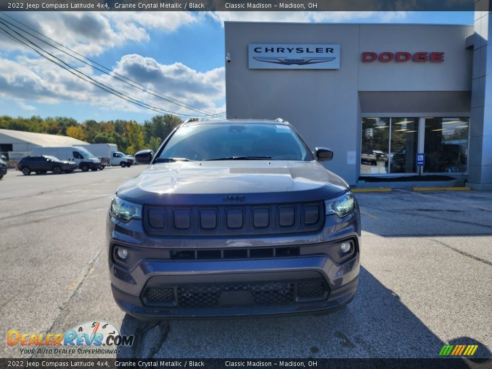 2022 Jeep Compass Latitude 4x4 Granite Crystal Metallic / Black Photo #7