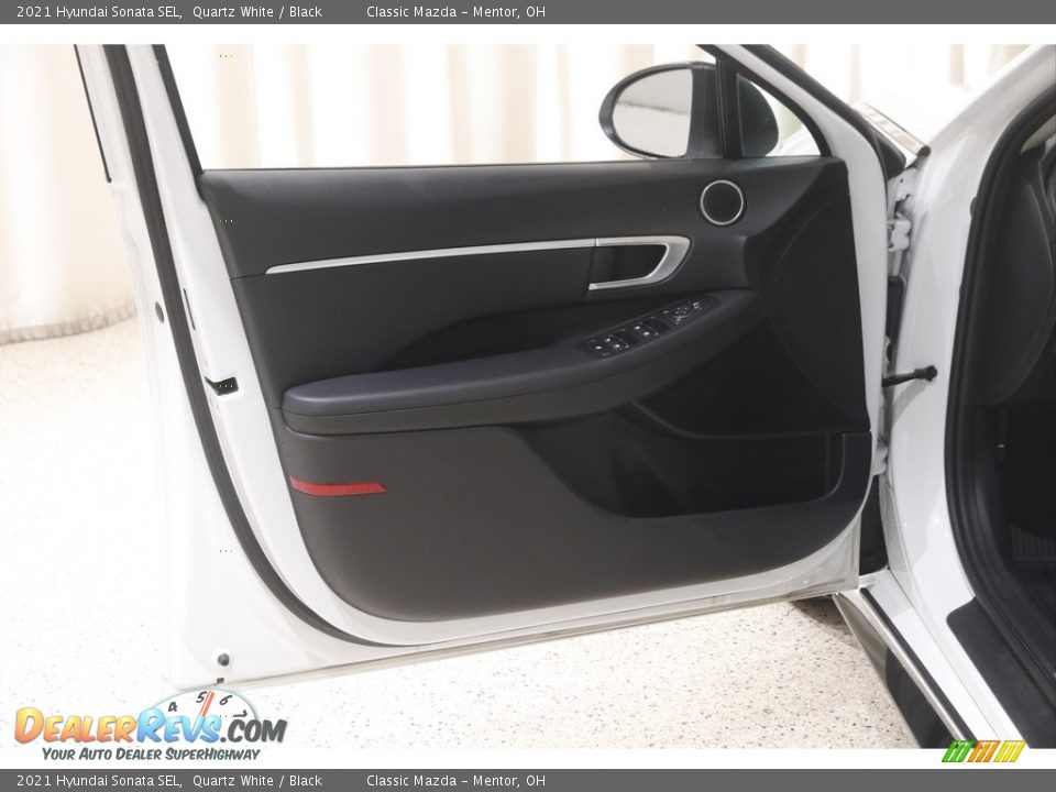 2021 Hyundai Sonata SEL Quartz White / Black Photo #4
