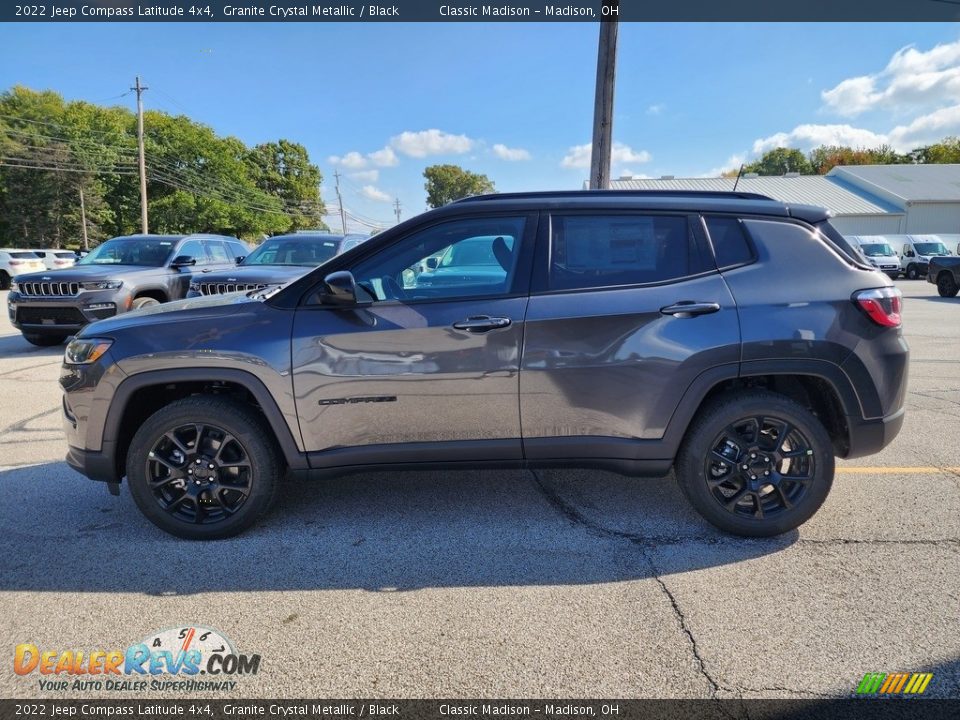 2022 Jeep Compass Latitude 4x4 Granite Crystal Metallic / Black Photo #8