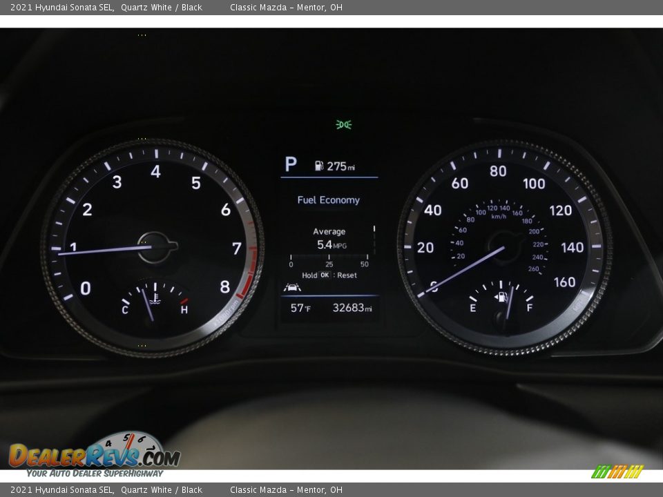 2021 Hyundai Sonata SEL Quartz White / Black Photo #8