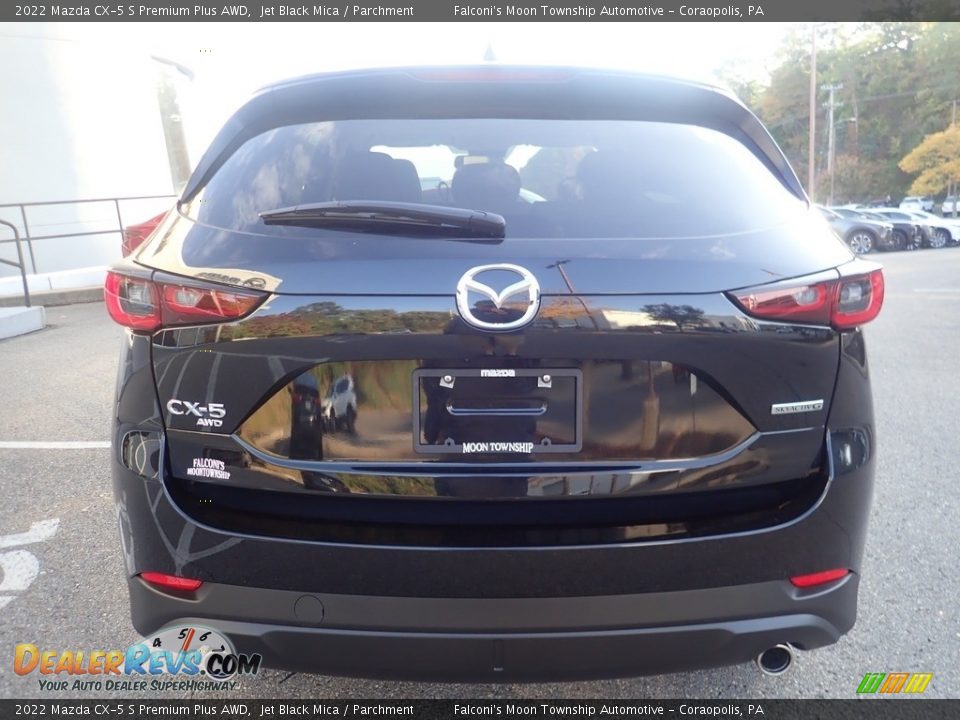 2022 Mazda CX-5 S Premium Plus AWD Jet Black Mica / Parchment Photo #3