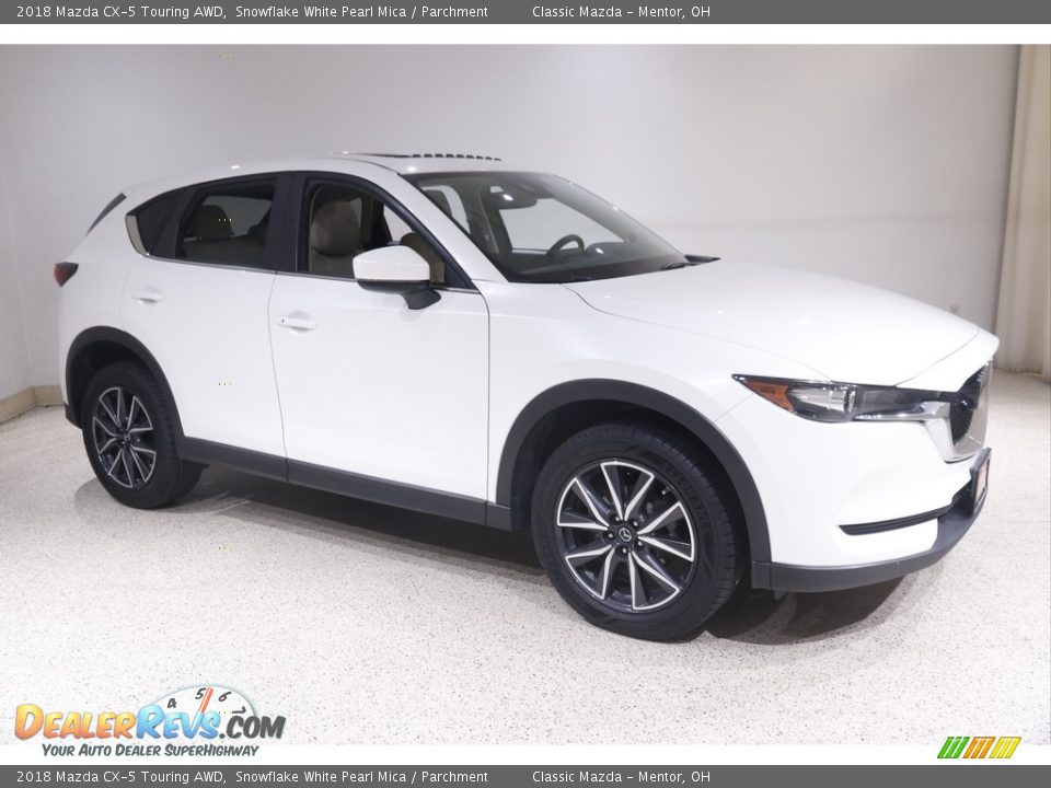 2018 Mazda CX-5 Touring AWD Snowflake White Pearl Mica / Parchment Photo #1