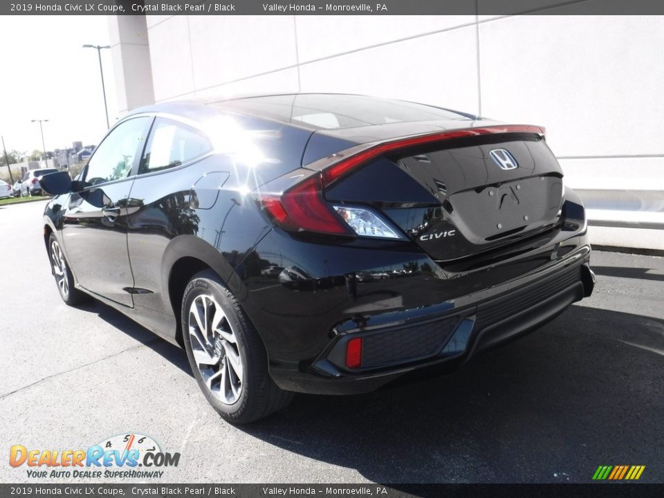 2019 Honda Civic LX Coupe Crystal Black Pearl / Black Photo #9