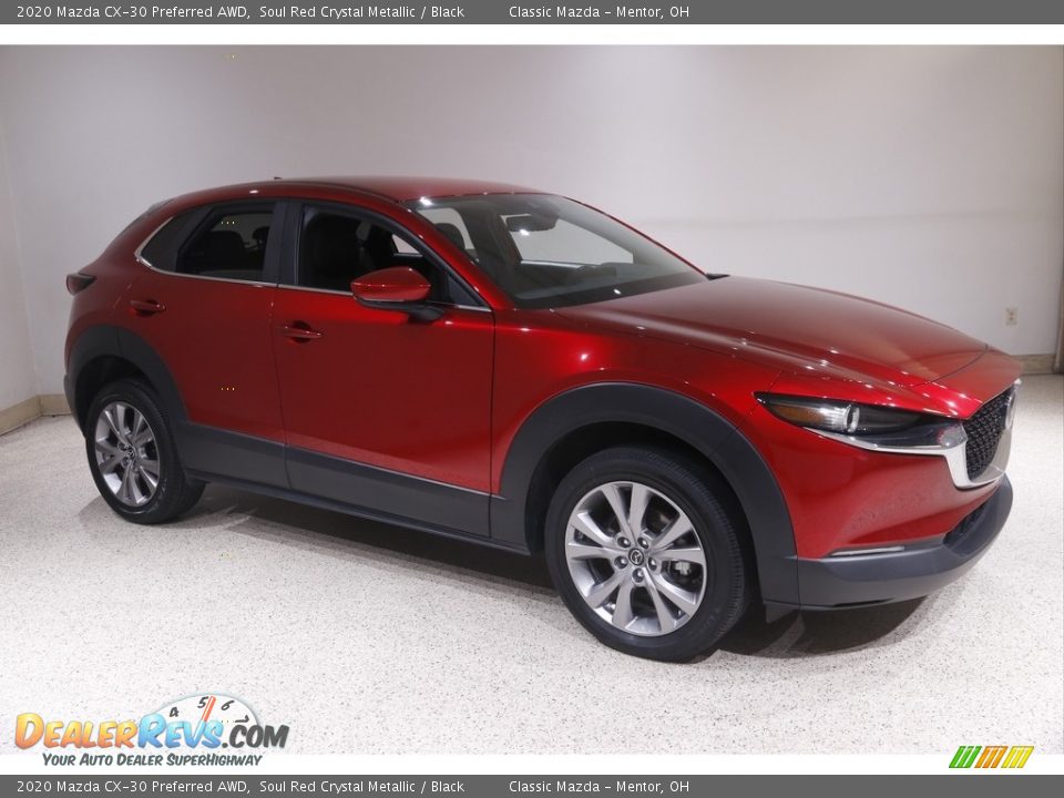 2020 Mazda CX-30 Preferred AWD Soul Red Crystal Metallic / Black Photo #1