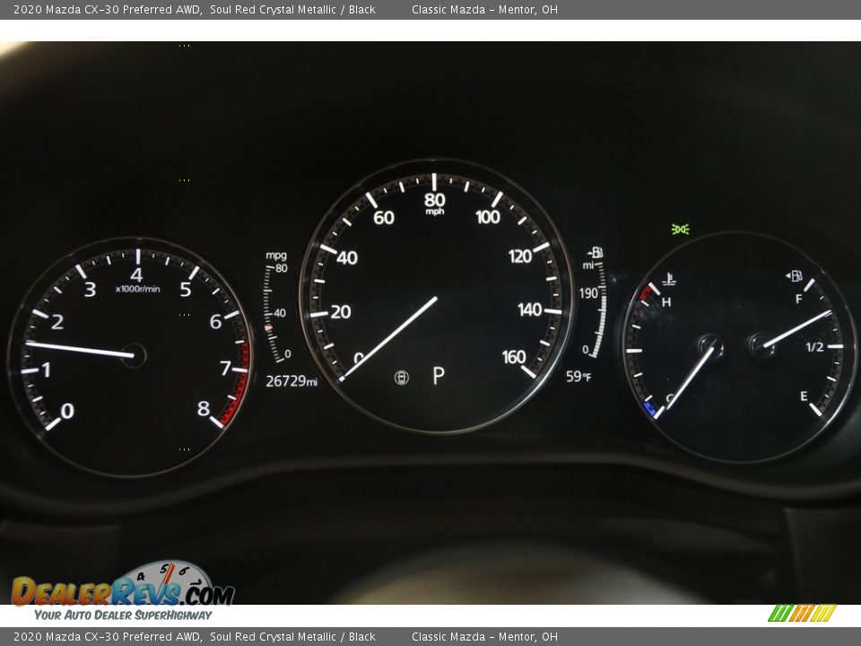 2020 Mazda CX-30 Preferred AWD Soul Red Crystal Metallic / Black Photo #8