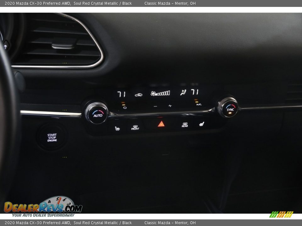 2020 Mazda CX-30 Preferred AWD Soul Red Crystal Metallic / Black Photo #12