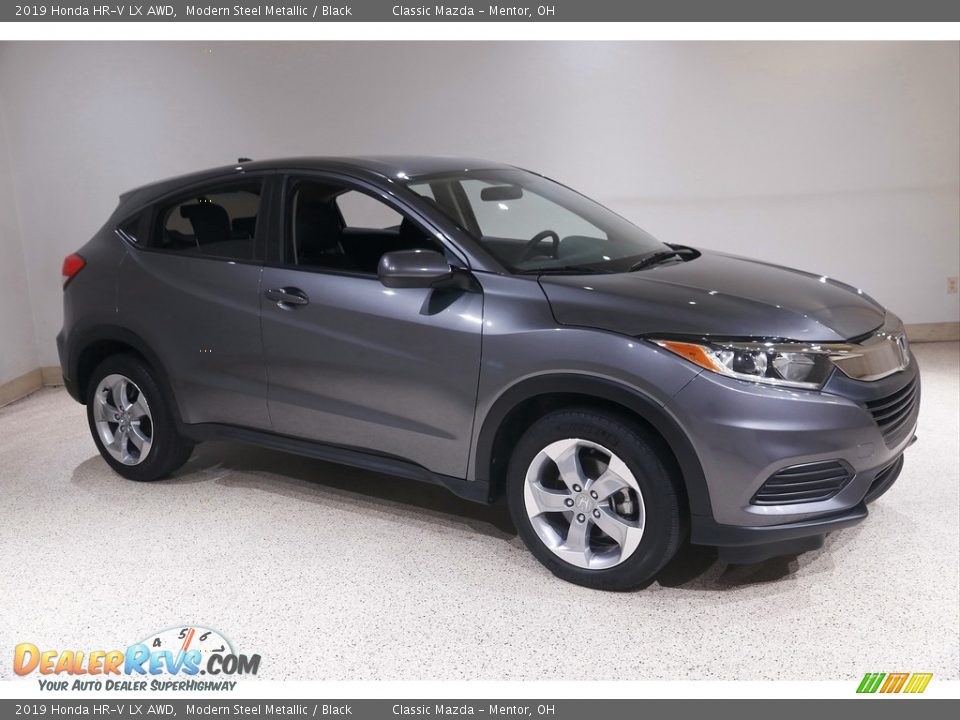 2019 Honda HR-V LX AWD Modern Steel Metallic / Black Photo #1