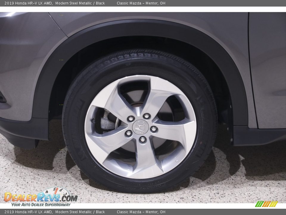2019 Honda HR-V LX AWD Modern Steel Metallic / Black Photo #19