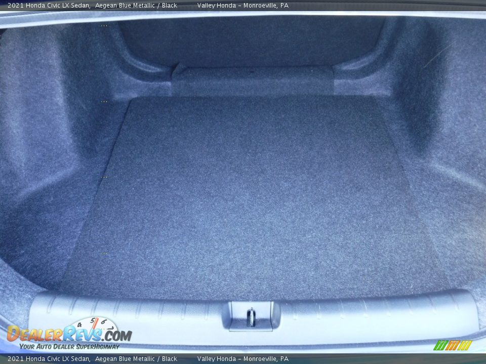 2021 Honda Civic LX Sedan Aegean Blue Metallic / Black Photo #23