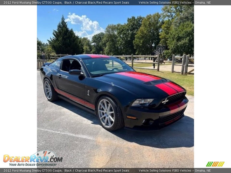 Black 2012 Ford Mustang Shelby GT500 Coupe Photo #1