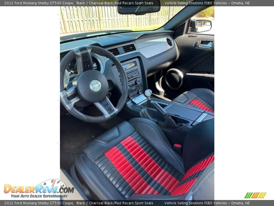 Front Seat of 2012 Ford Mustang Shelby GT500 Coupe Photo #7