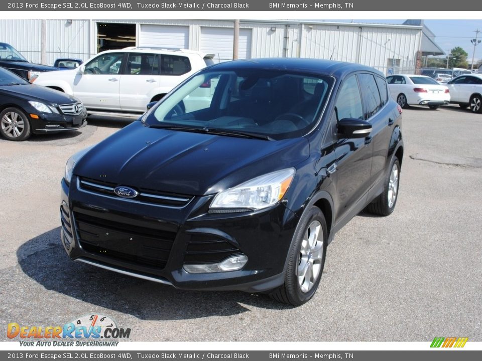 2013 Ford Escape SEL 2.0L EcoBoost 4WD Tuxedo Black Metallic / Charcoal Black Photo #1