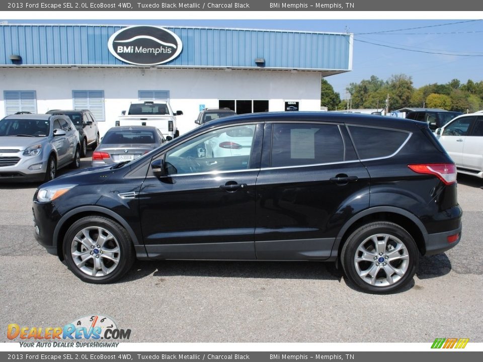 2013 Ford Escape SEL 2.0L EcoBoost 4WD Tuxedo Black Metallic / Charcoal Black Photo #2