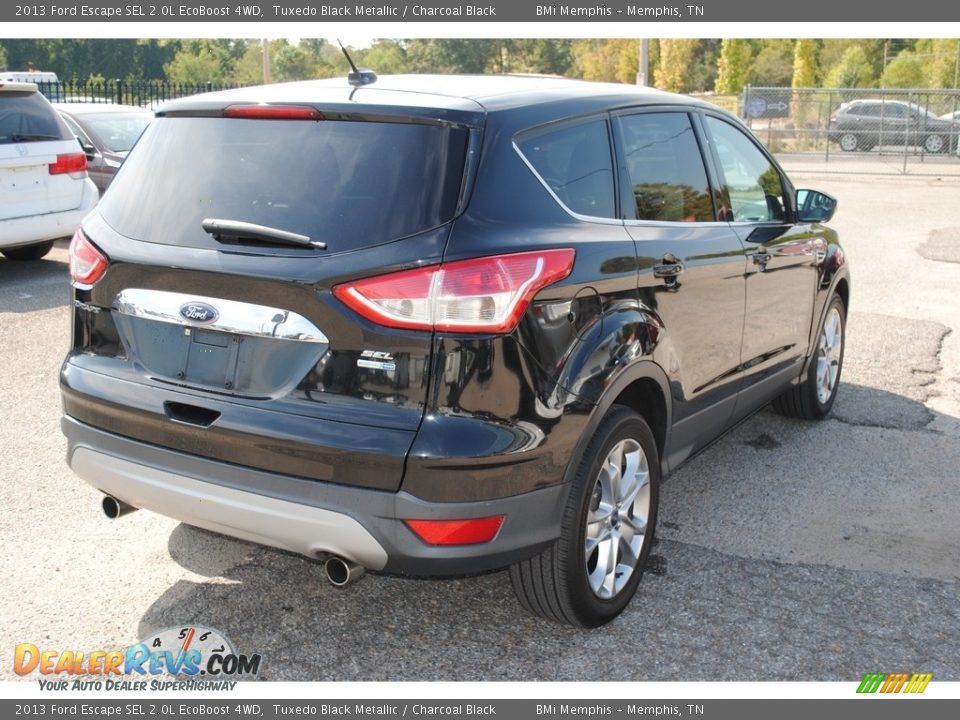 2013 Ford Escape SEL 2.0L EcoBoost 4WD Tuxedo Black Metallic / Charcoal Black Photo #5