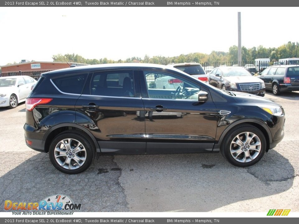 2013 Ford Escape SEL 2.0L EcoBoost 4WD Tuxedo Black Metallic / Charcoal Black Photo #6