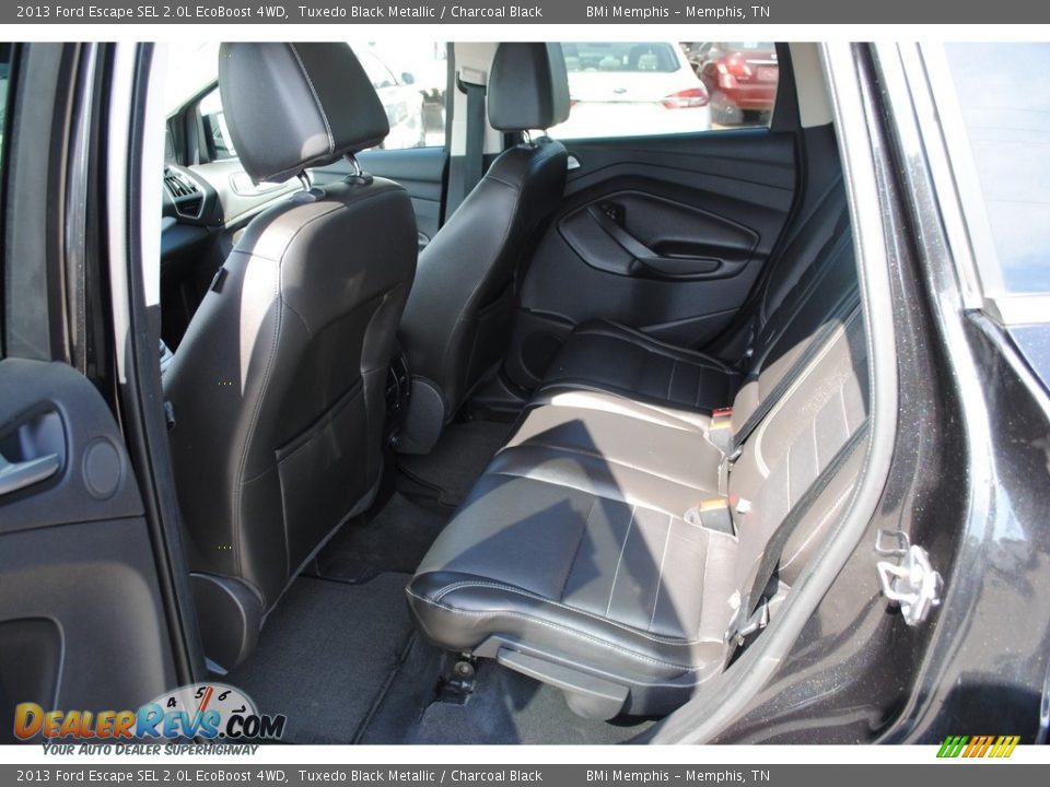 2013 Ford Escape SEL 2.0L EcoBoost 4WD Tuxedo Black Metallic / Charcoal Black Photo #24