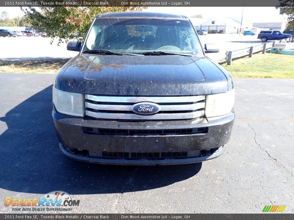 2011 Ford Flex SE Tuxedo Black Metallic / Charcoal Black Photo #2