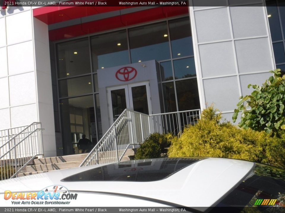 2021 Honda CR-V EX-L AWD Platinum White Pearl / Black Photo #3