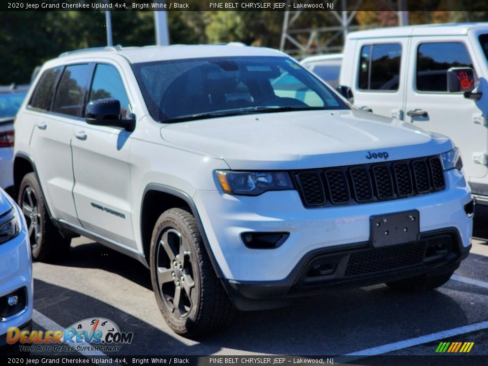 2020 Jeep Grand Cherokee Upland 4x4 Bright White / Black Photo #4