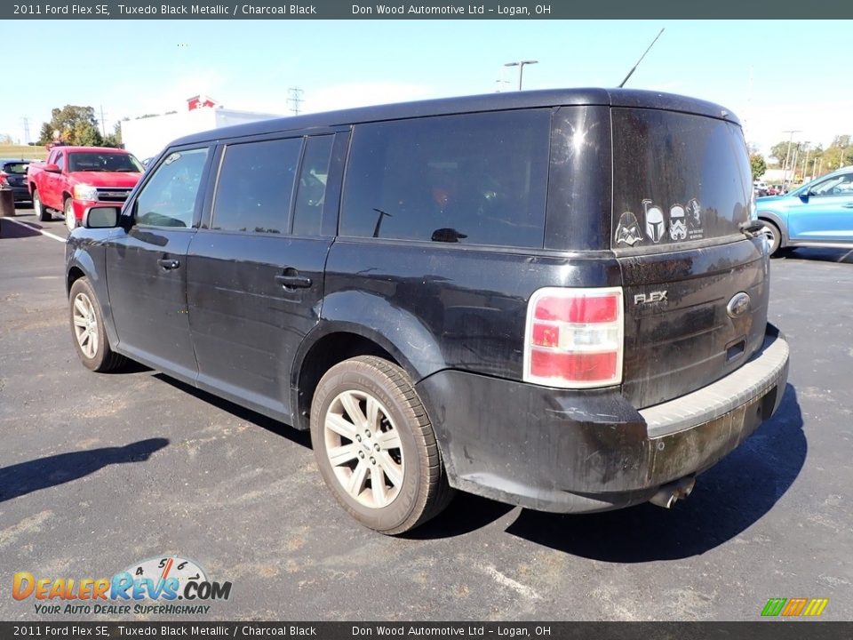 2011 Ford Flex SE Tuxedo Black Metallic / Charcoal Black Photo #4