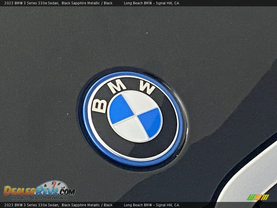 2023 BMW 3 Series 330e Sedan Black Sapphire Metallic / Black Photo #5