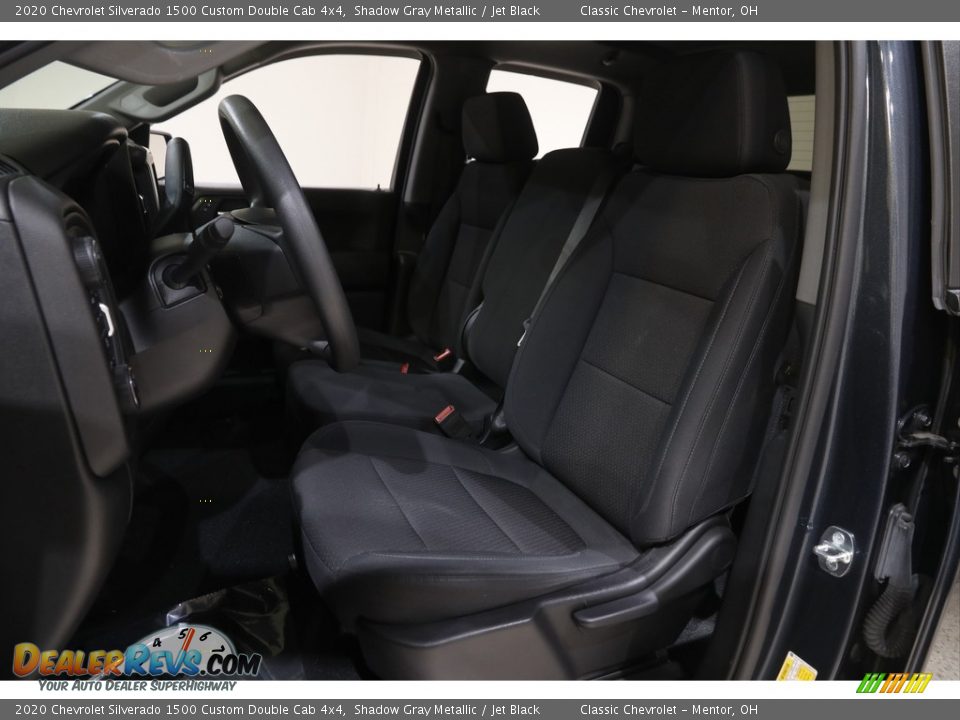 2020 Chevrolet Silverado 1500 Custom Double Cab 4x4 Shadow Gray Metallic / Jet Black Photo #5