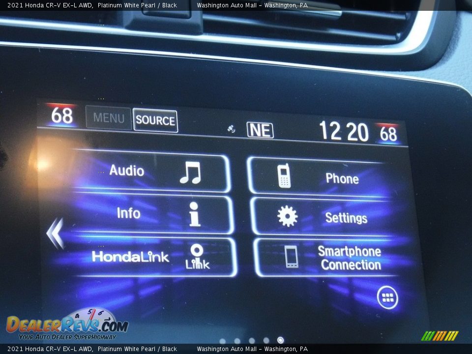 2021 Honda CR-V EX-L AWD Platinum White Pearl / Black Photo #6
