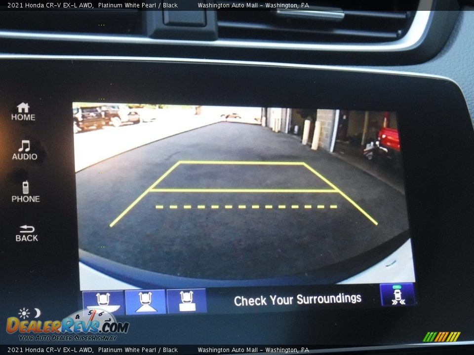 2021 Honda CR-V EX-L AWD Platinum White Pearl / Black Photo #7