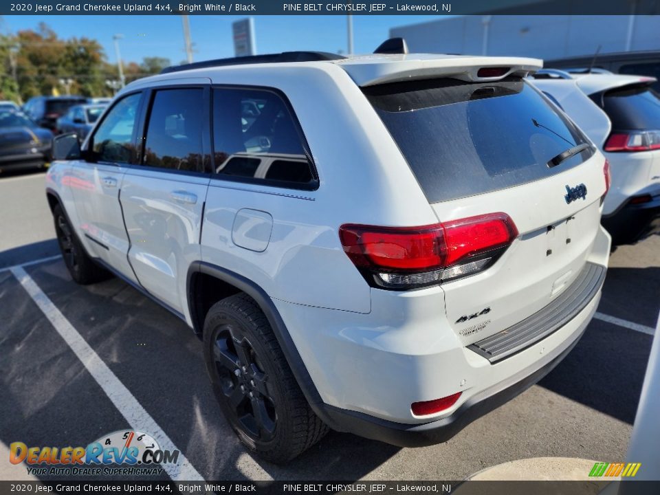 2020 Jeep Grand Cherokee Upland 4x4 Bright White / Black Photo #7