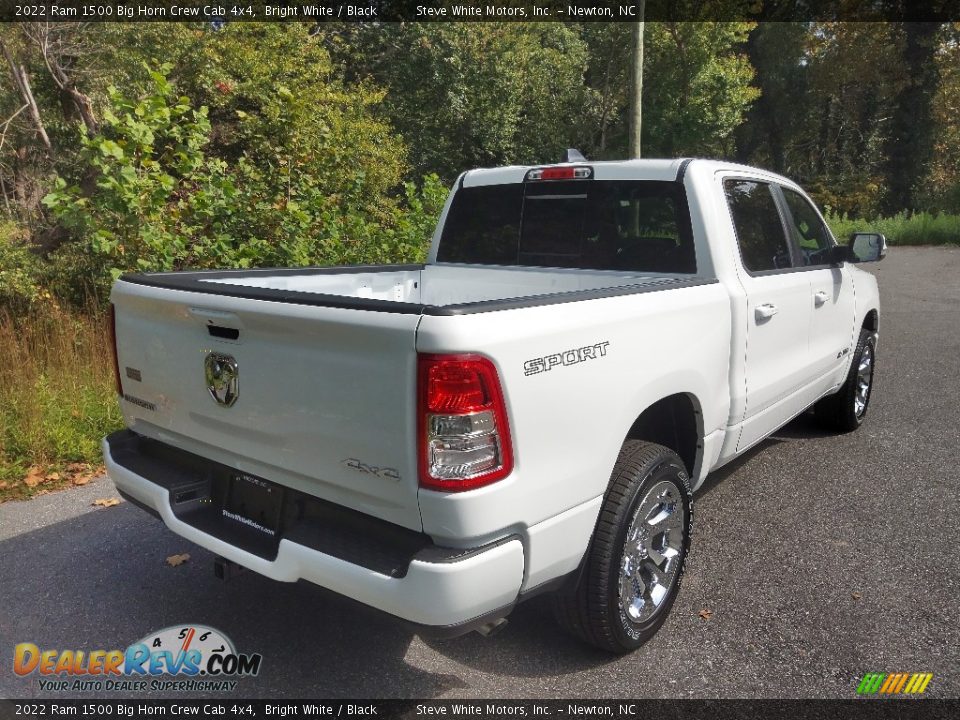 2022 Ram 1500 Big Horn Crew Cab 4x4 Bright White / Black Photo #6