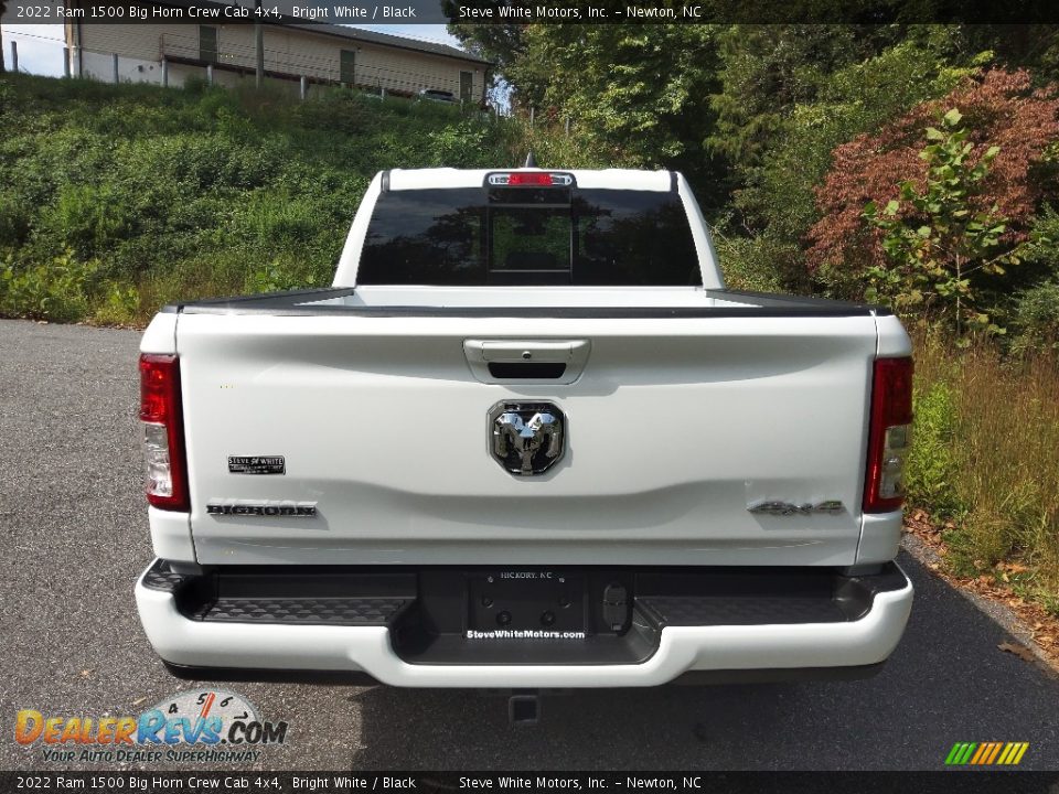 2022 Ram 1500 Big Horn Crew Cab 4x4 Bright White / Black Photo #7