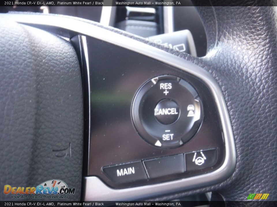 2021 Honda CR-V EX-L AWD Platinum White Pearl / Black Photo #10