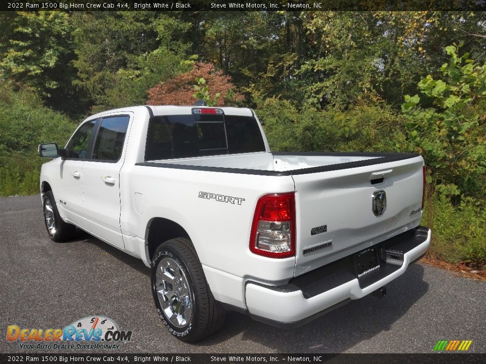 2022 Ram 1500 Big Horn Crew Cab 4x4 Bright White / Black Photo #9