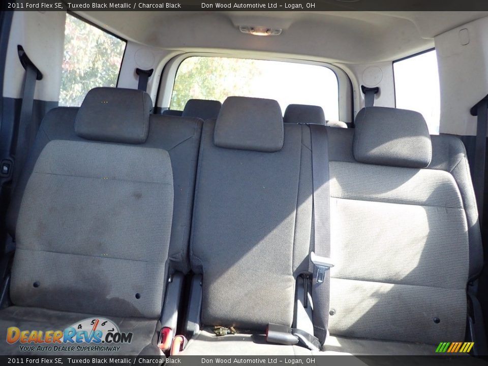 2011 Ford Flex SE Tuxedo Black Metallic / Charcoal Black Photo #12