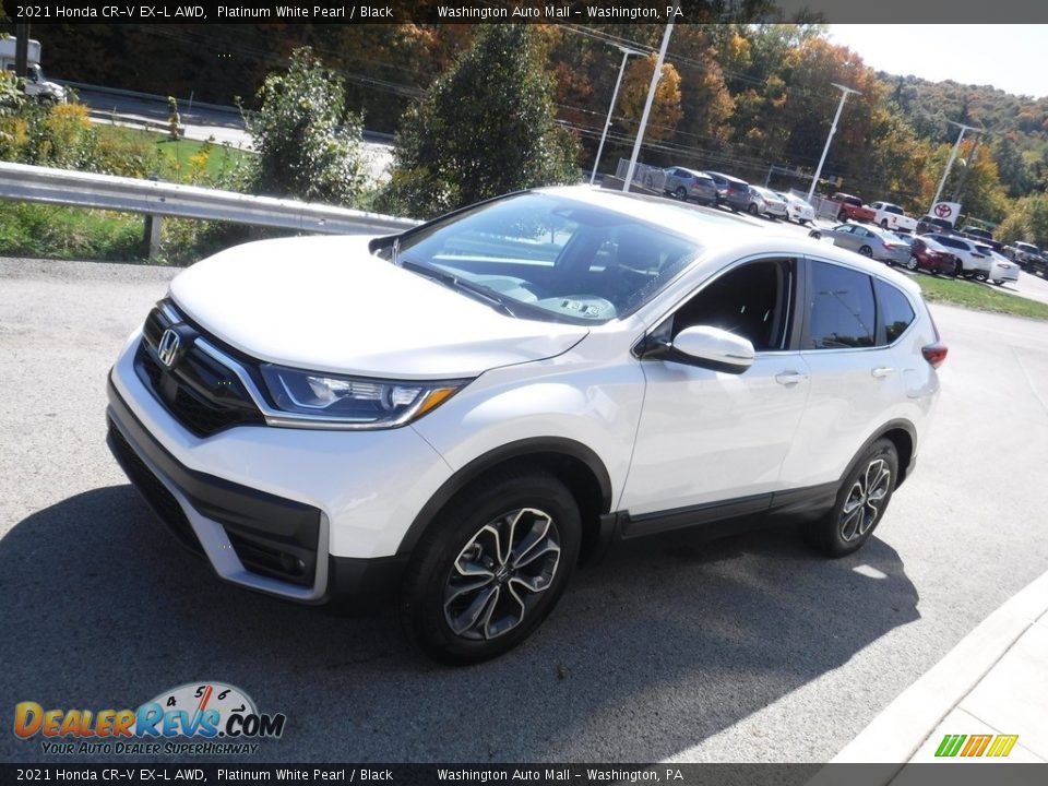 2021 Honda CR-V EX-L AWD Platinum White Pearl / Black Photo #13