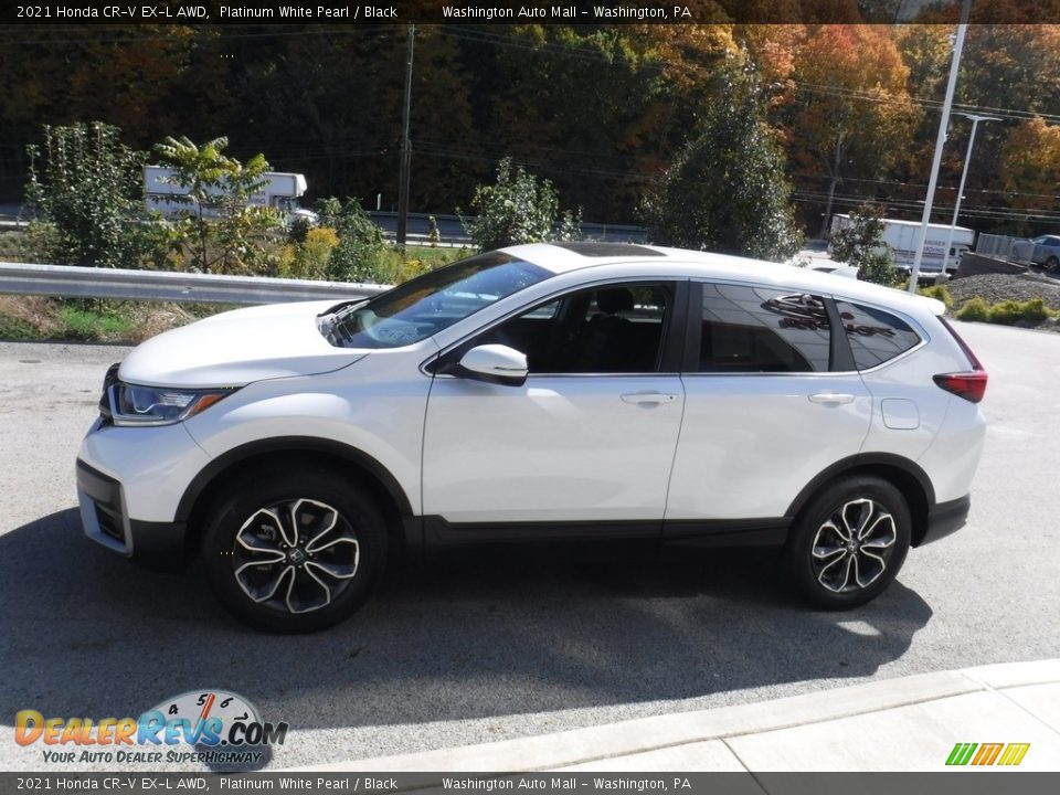 2021 Honda CR-V EX-L AWD Platinum White Pearl / Black Photo #14