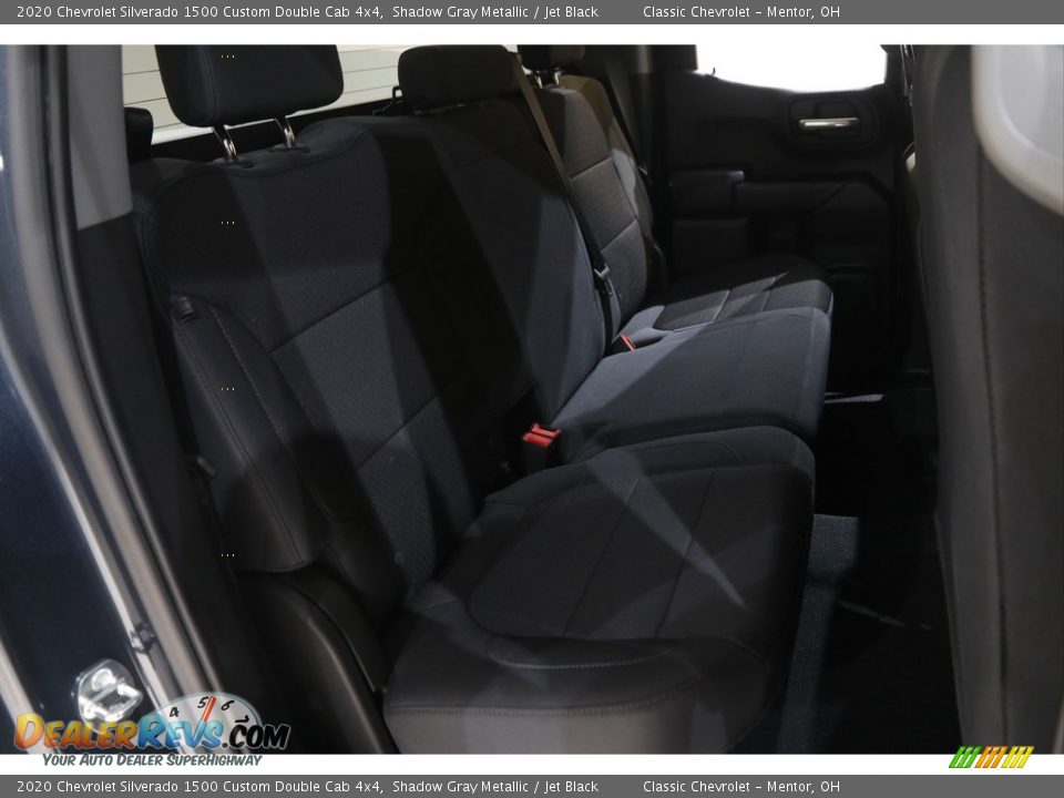 2020 Chevrolet Silverado 1500 Custom Double Cab 4x4 Shadow Gray Metallic / Jet Black Photo #16