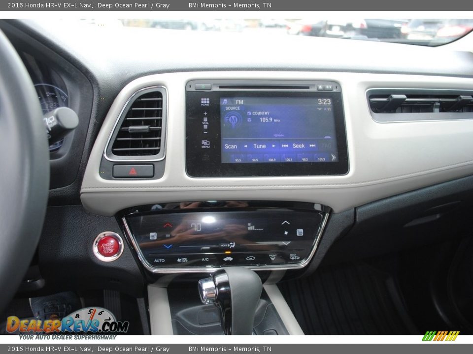 2016 Honda HR-V EX-L Navi Deep Ocean Pearl / Gray Photo #16