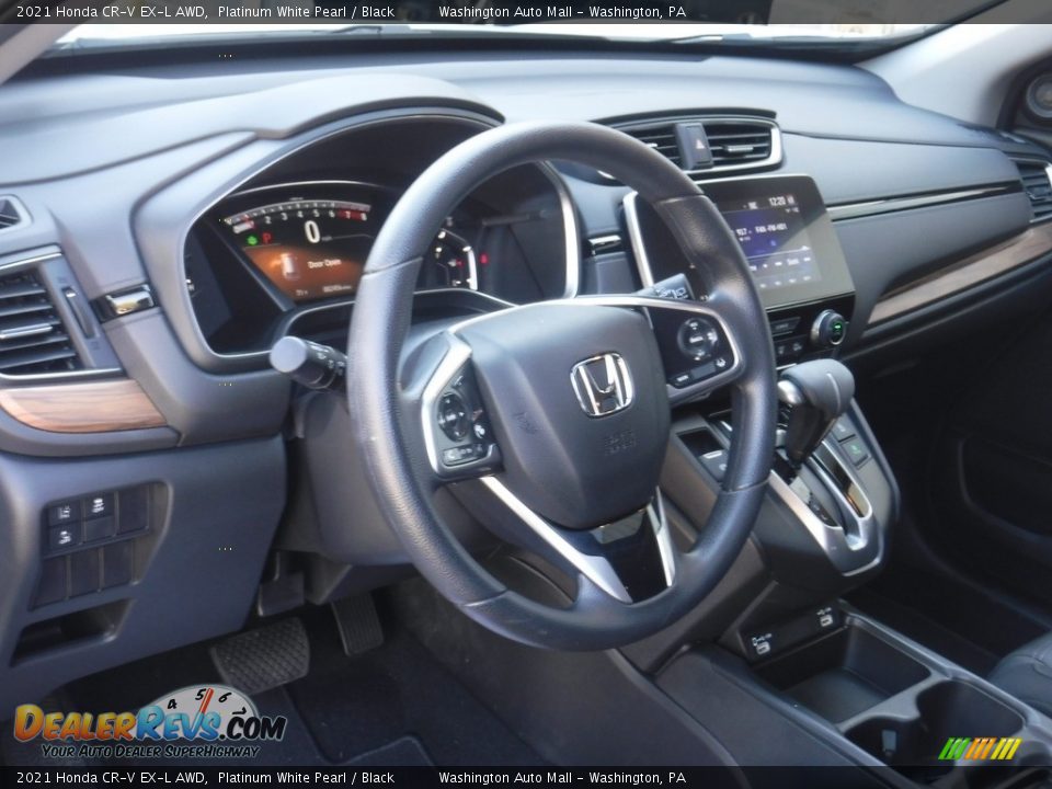 2021 Honda CR-V EX-L AWD Platinum White Pearl / Black Photo #21