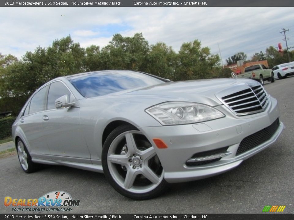 2013 Mercedes-Benz S 550 Sedan Iridium Silver Metallic / Black Photo #1