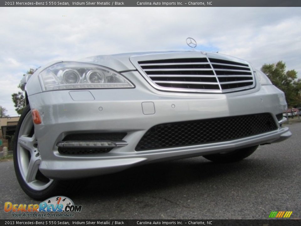 2013 Mercedes-Benz S 550 Sedan Iridium Silver Metallic / Black Photo #2