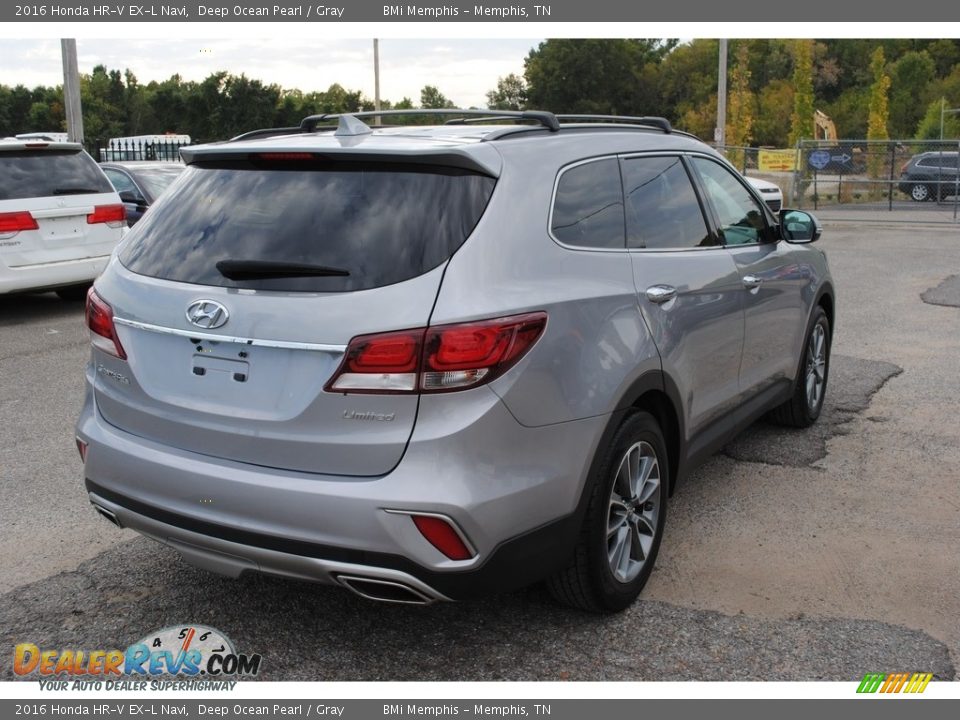 2016 Honda HR-V EX-L Navi Deep Ocean Pearl / Gray Photo #35