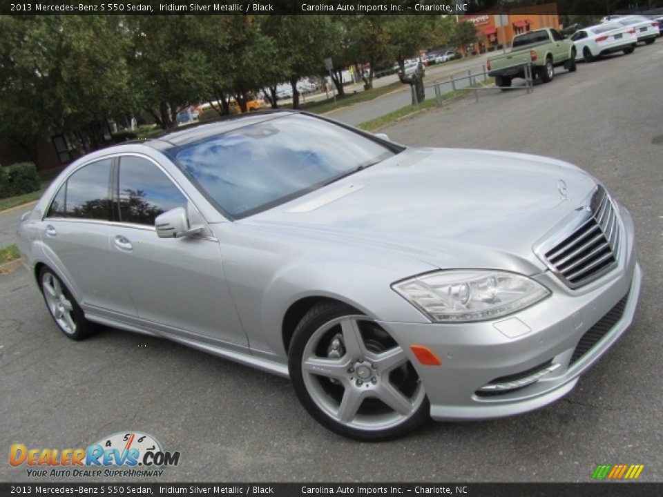 2013 Mercedes-Benz S 550 Sedan Iridium Silver Metallic / Black Photo #3