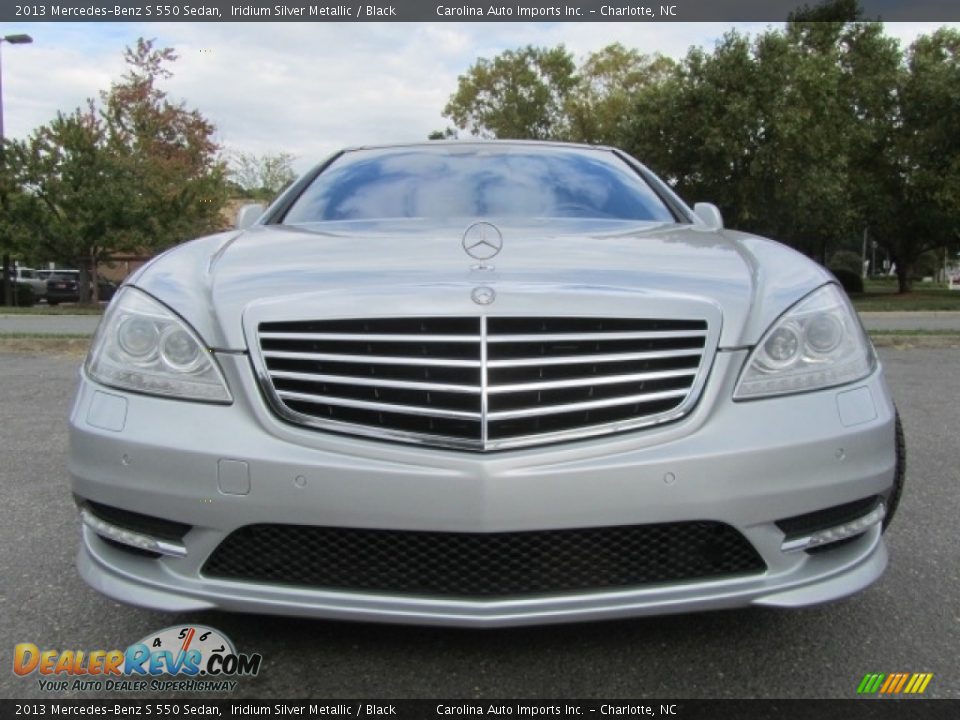 2013 Mercedes-Benz S 550 Sedan Iridium Silver Metallic / Black Photo #4