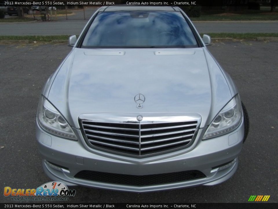 2013 Mercedes-Benz S 550 Sedan Iridium Silver Metallic / Black Photo #5