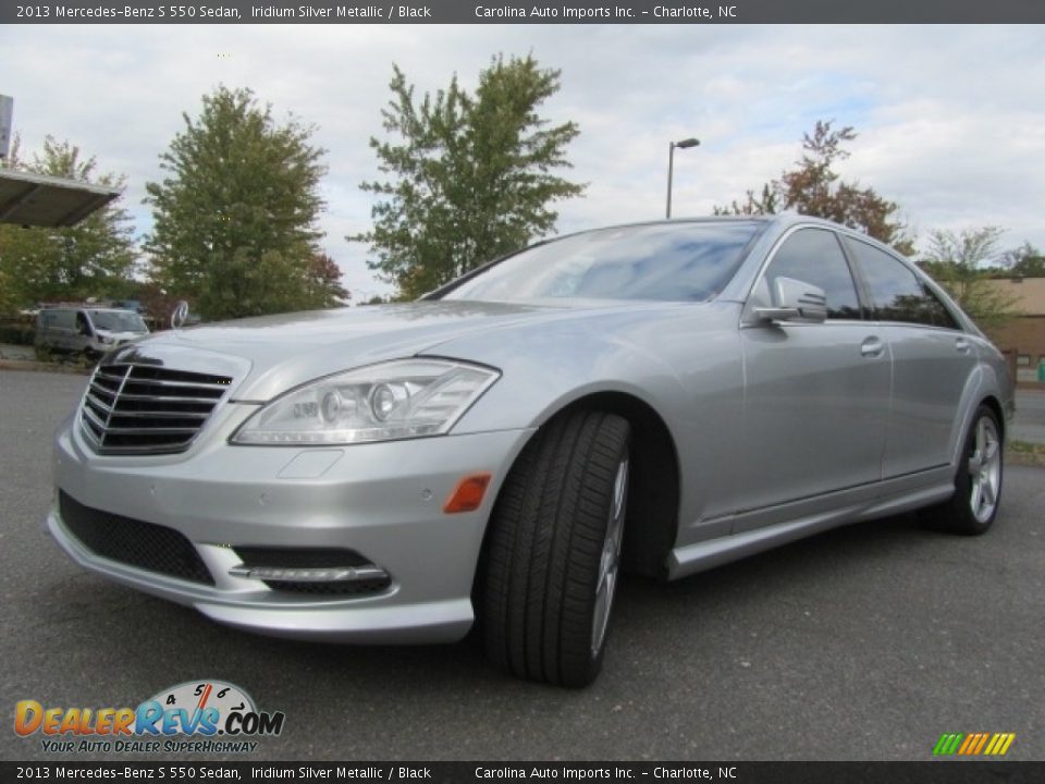 2013 Mercedes-Benz S 550 Sedan Iridium Silver Metallic / Black Photo #6